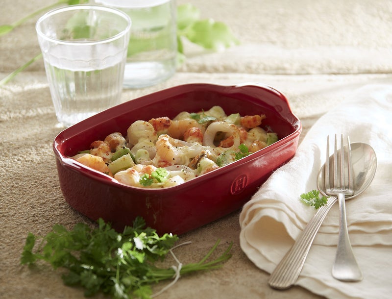 Emile Henry Ultime Collection 8.7" x 5.5" Rectangular Baking Dish | Flour - Image 1